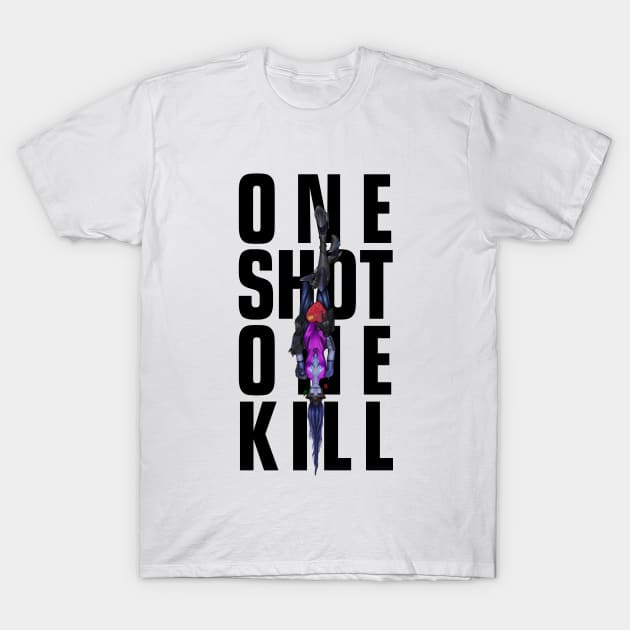 Widowmaker - One Shot One Kill [black] T-Shirt by RemyHadley